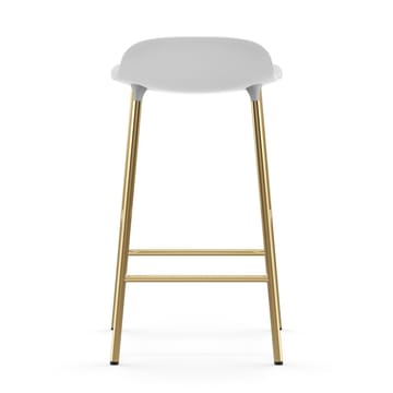 Form バースツール ブロンズレッグ 65 cm - White - Normann Copenhagen | ノーマンコペンハーゲン