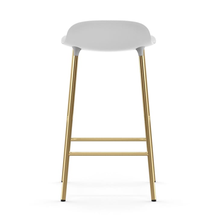 Form バースツール ブロンズレッグ 65 cm, White Normann Copenhagen | ノーマンコペンハーゲン