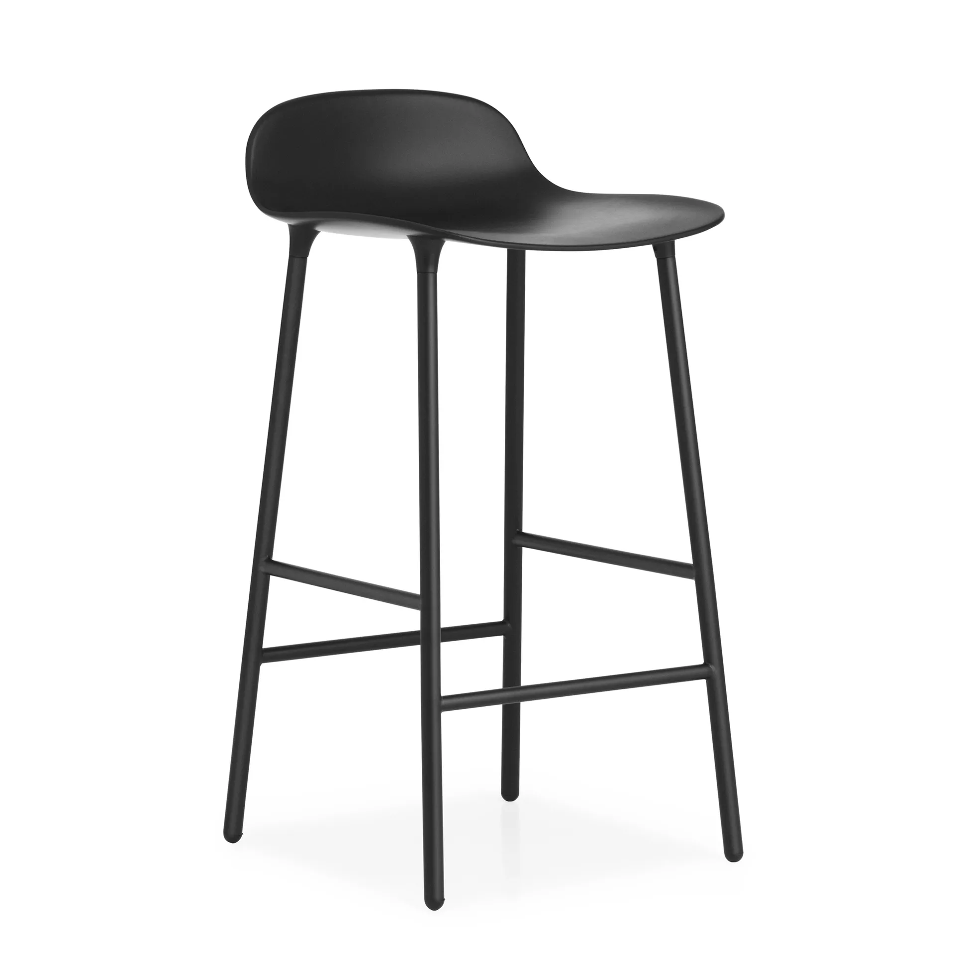 Form barstool metal legs, Black Normann Copenhagen | ノーマンコペンハーゲン