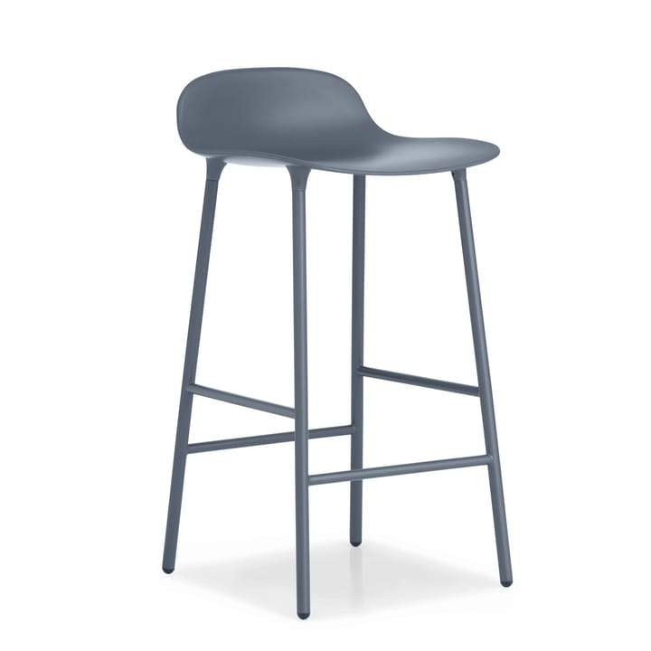 Form barstool metal legs - Blue - Normann Copenhagen | ノーマンコペンハーゲン