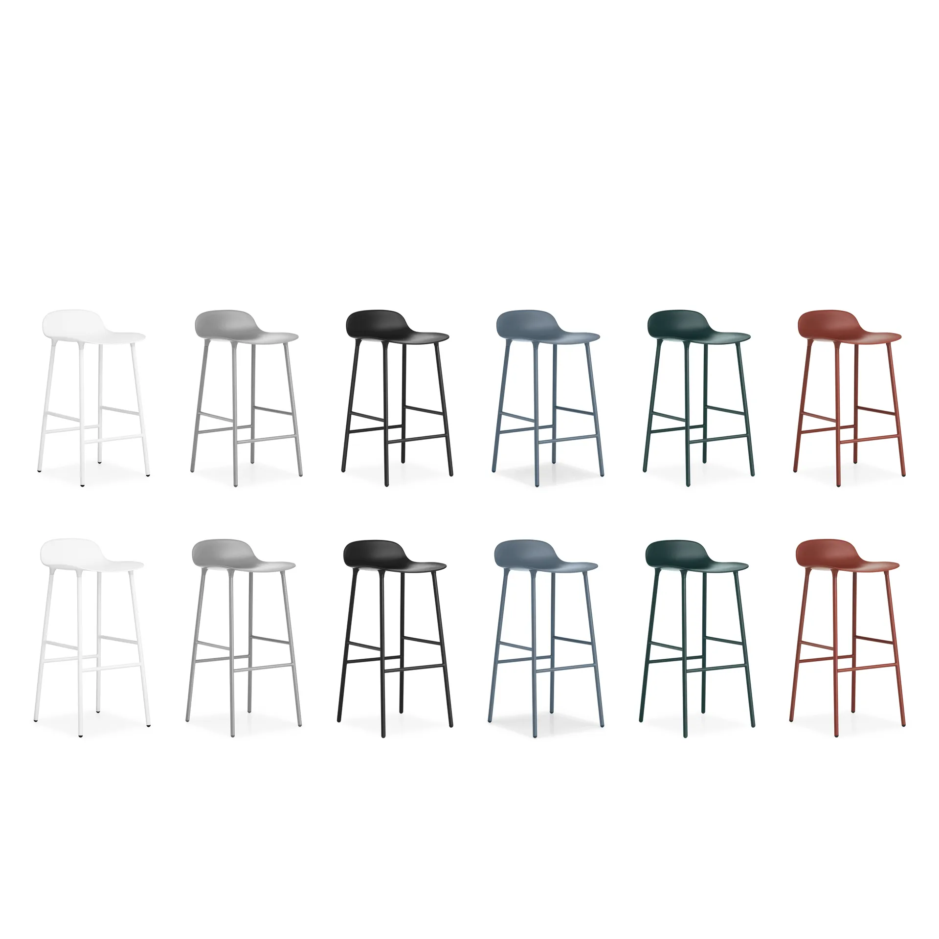 Form barstool metal legs, Grey Normann Copenhagen | ノーマンコペンハーゲン