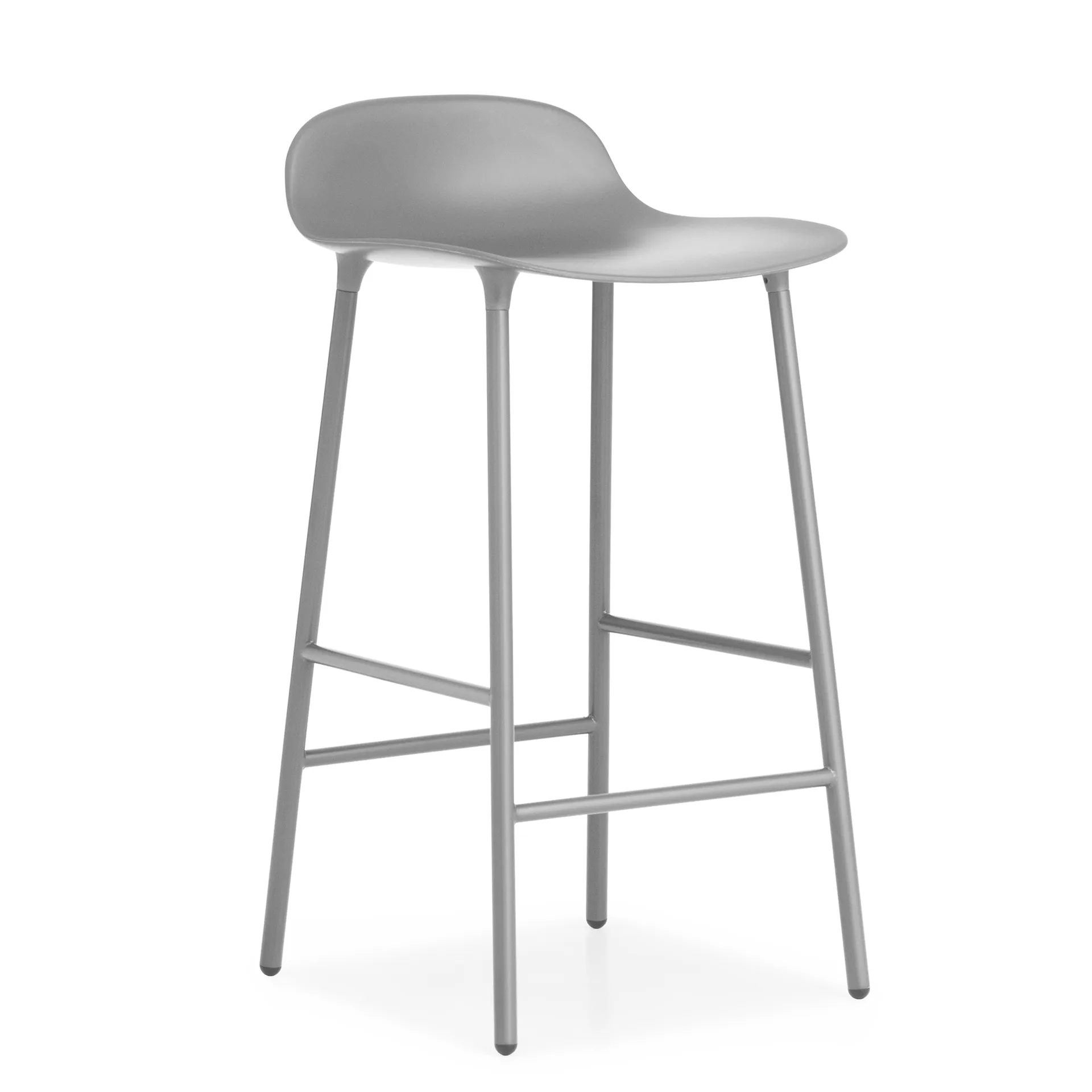 Form barstool metal legs, Grey Normann Copenhagen | ノーマンコペンハーゲン