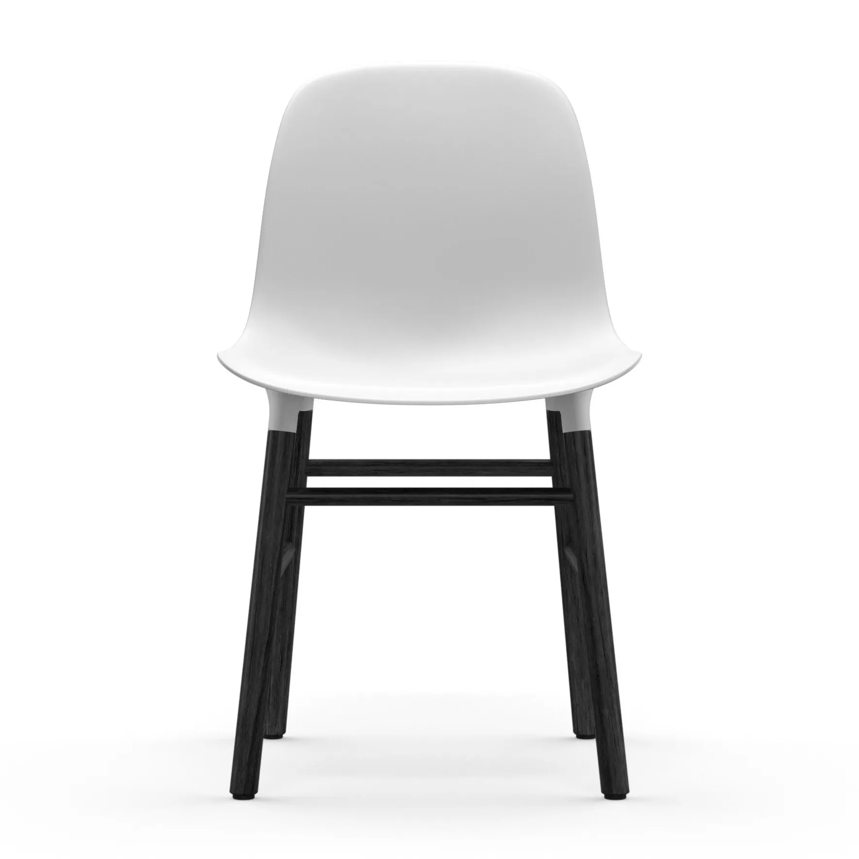 Form チェアレッグ - black, White Normann Copenhagen | ノーマンコペンハーゲン