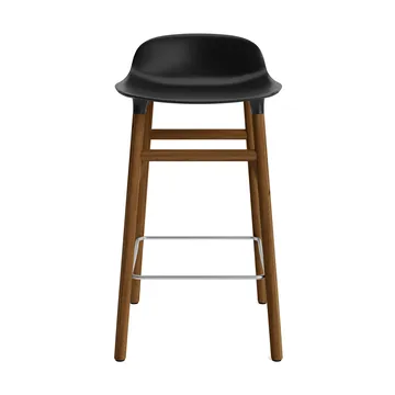 Form バースツール ウォルナッツレッグ - Black - Normann Copenhagen | ノーマンコペンハーゲン