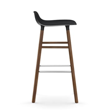 Form バースツール ウォルナッツレッグ - Black - Normann Copenhagen | ノーマンコペンハーゲン