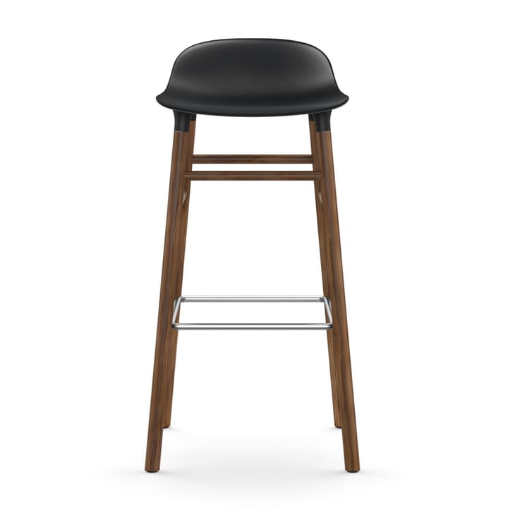 Form バースツール ウォルナッツレッグ, Black Normann Copenhagen | ノーマンコペンハーゲン