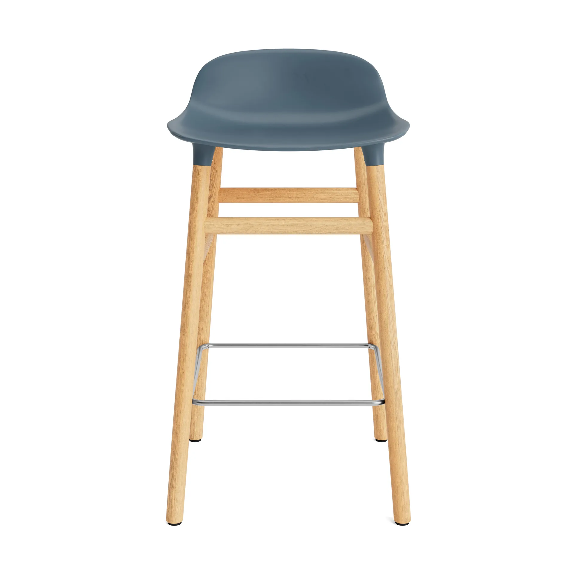 Form バースツール オークレッグ, Blue Normann Copenhagen | ノーマンコペンハーゲン
