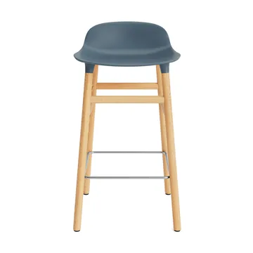 Form バースツール オークレッグ - Blue - Normann Copenhagen | ノーマンコペンハーゲン
