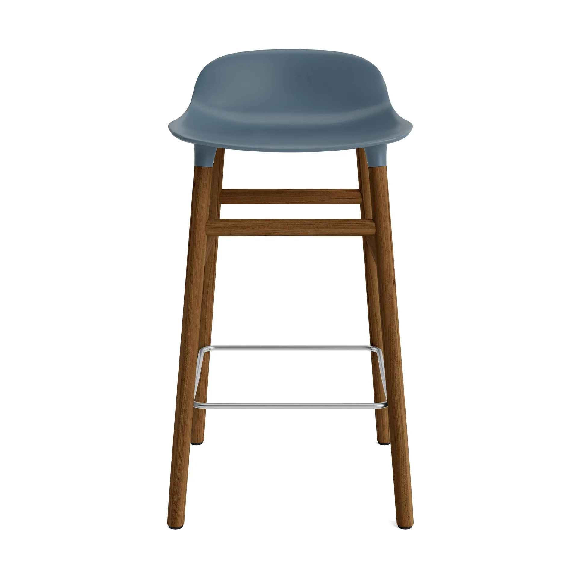 Form バースツール ウォルナッツレッグ, Blue Normann Copenhagen | ノーマンコペンハーゲン