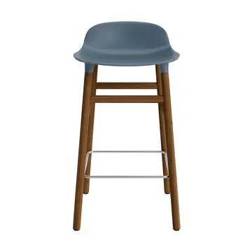 Form バースツール ウォルナッツレッグ - Blue - Normann Copenhagen | ノーマンコペンハーゲン