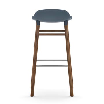 Form バースツール ウォルナッツレッグ - Blue - Normann Copenhagen | ノーマンコペンハーゲン
