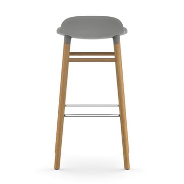 Form バースツール オークレッグ - Grey - Normann Copenhagen | ノーマンコペンハーゲン
