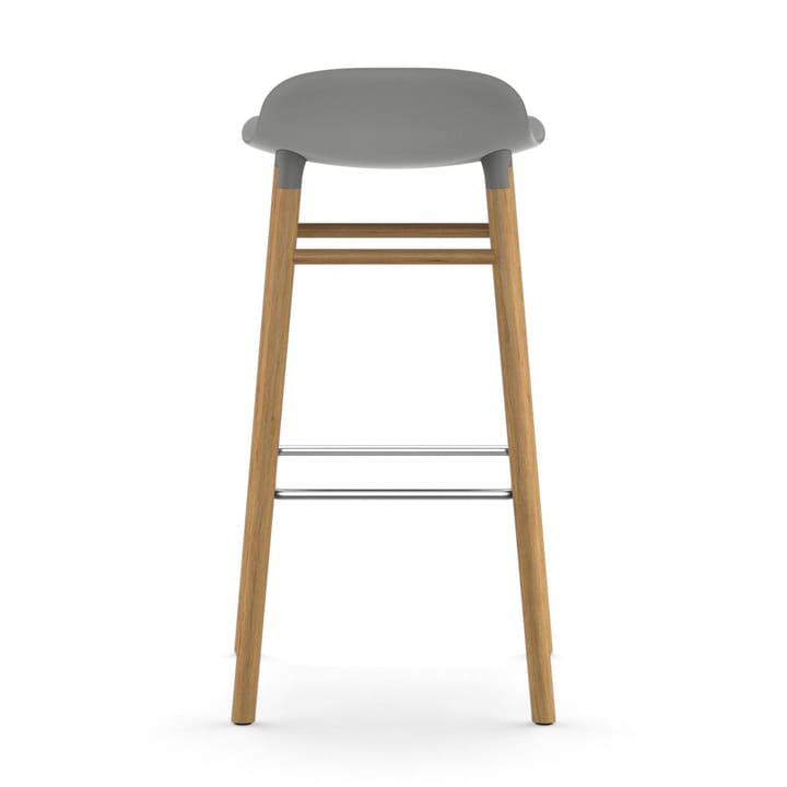 Form バースツール オークレッグ, Grey Normann Copenhagen | ノーマンコペンハーゲン