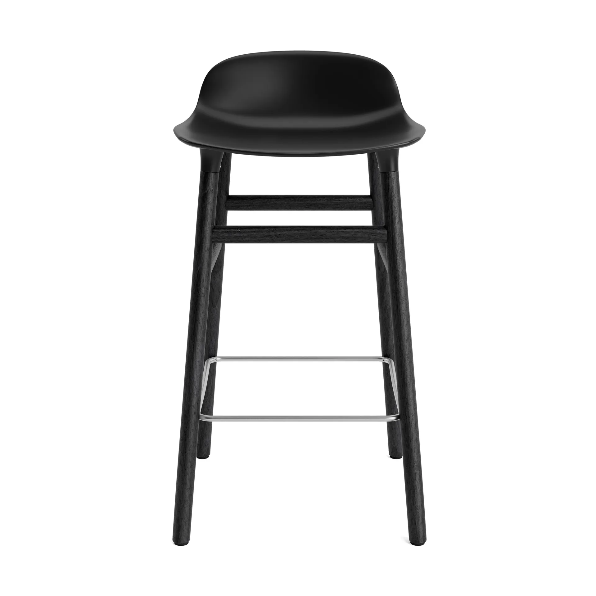 Form チェア バースツール varnished オークレッグ 65 cm, Black Normann Copenhagen | ノーマンコペンハーゲン