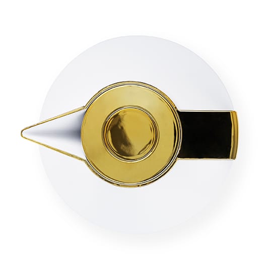 Geo バキュームジャグ, white-gold Normann Copenhagen | ノーマンコペンハーゲン