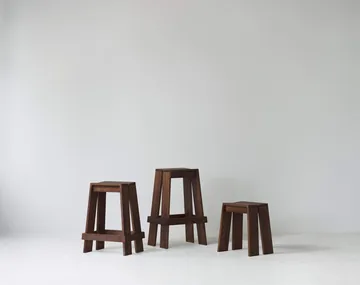 Let バースツール 65 cm - Brown Stained Ash - Normann Copenhagen | ノーマンコペンハーゲン