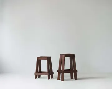 Let バースツール 65 cm - Brown Stained Ash - Normann Copenhagen | ノーマンコペンハーゲン