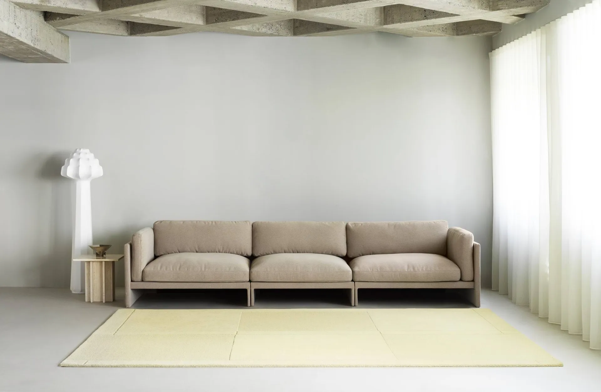 Level ウールラグ, Light yellow, 170x240 cm Normann Copenhagen | ノーマンコペンハーゲン