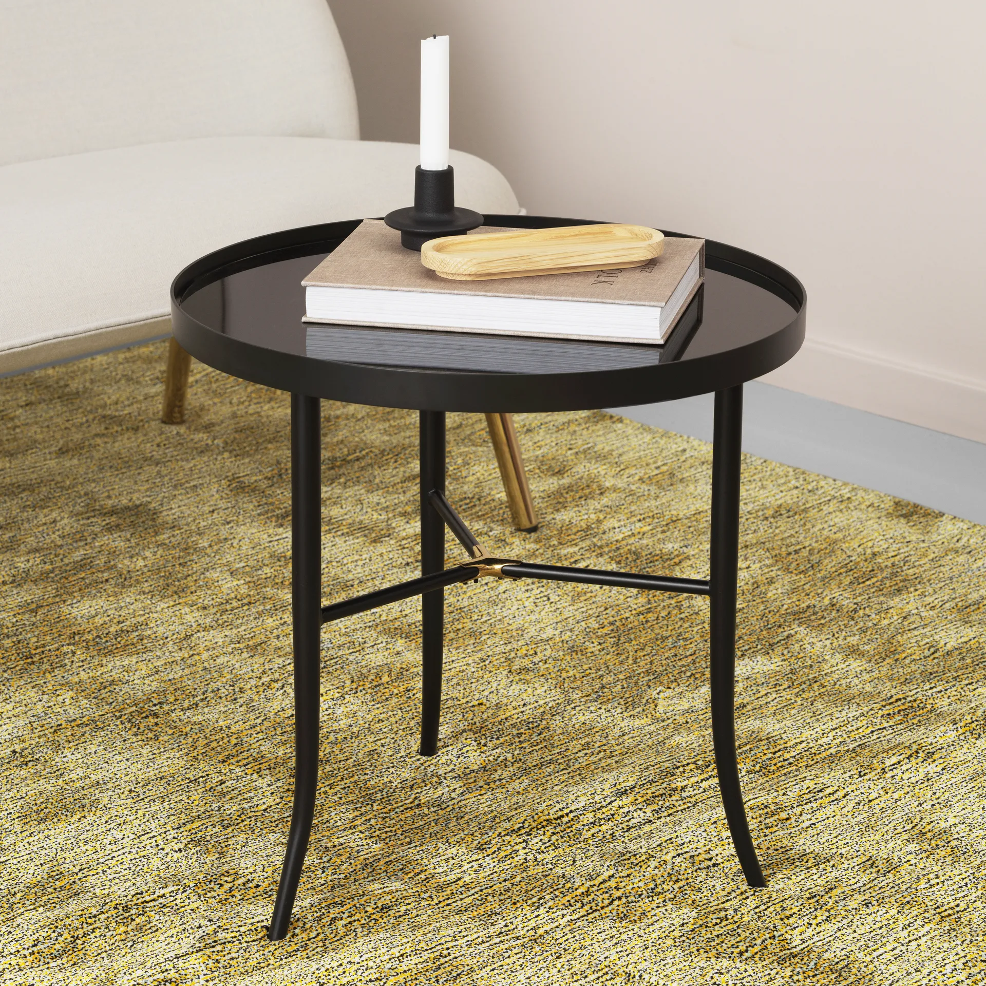 Lug テーブル Ø50 cm, black Normann Copenhagen | ノーマンコペンハーゲン