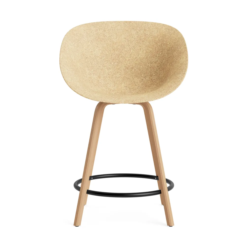 Mat バーチェア 65 cm, Hemp-beech-black steel Normann Copenhagen | ノーマンコペンハーゲン
