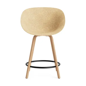 Mat バーチェア 65 cm - Hemp-beech-black steel - Normann Copenhagen | ノーマンコペンハーゲン