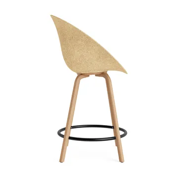 Mat バーチェア 65 cm - Hemp-beech-black steel - Normann Copenhagen | ノーマンコペンハーゲン