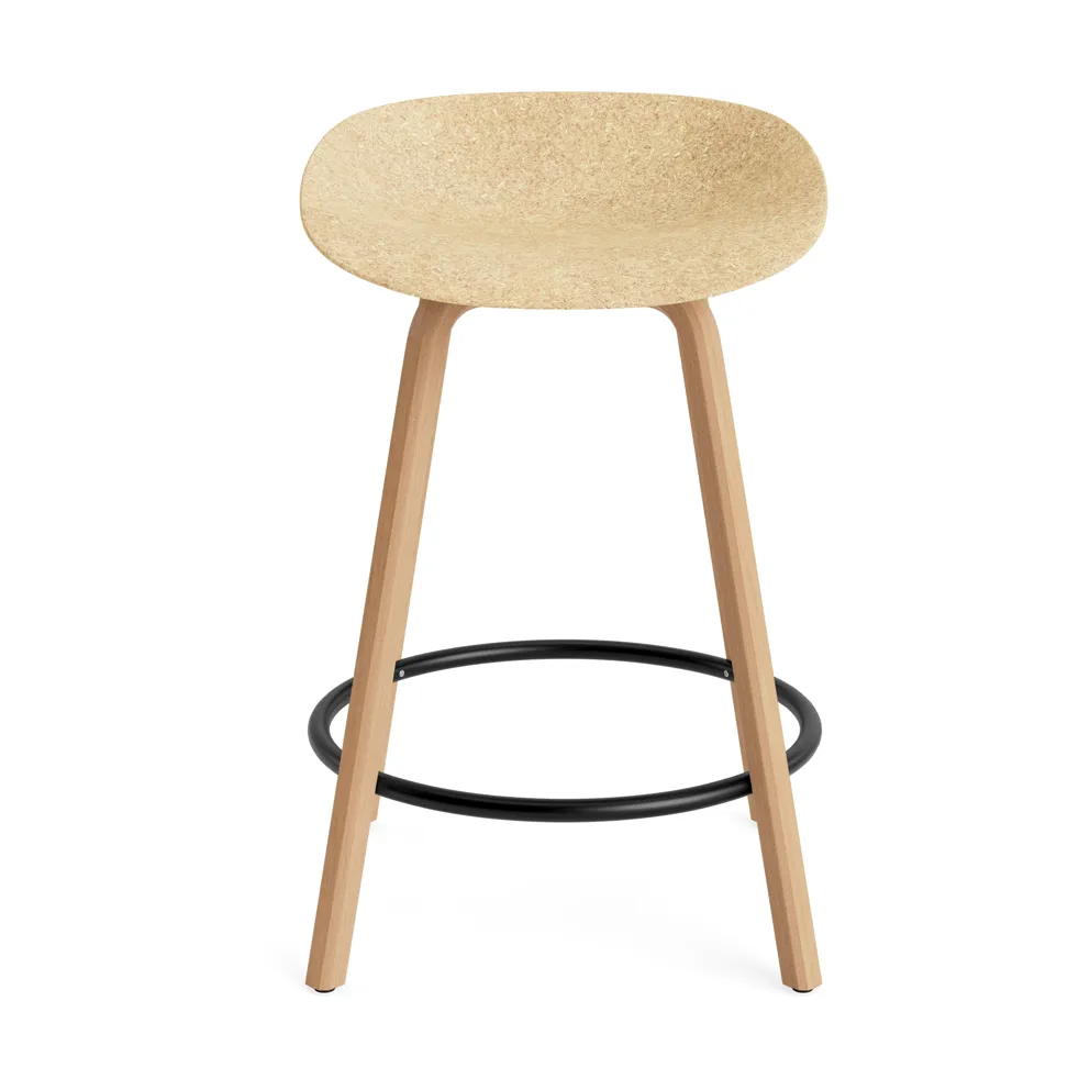 Mat バースツール 65 cm, Hemp-beech-black steel Normann Copenhagen | ノーマンコペンハーゲン
