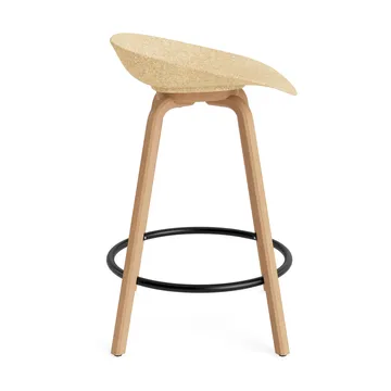 Mat バースツール 65 cm - Hemp-beech-black steel - Normann Copenhagen | ノーマンコペンハーゲン
