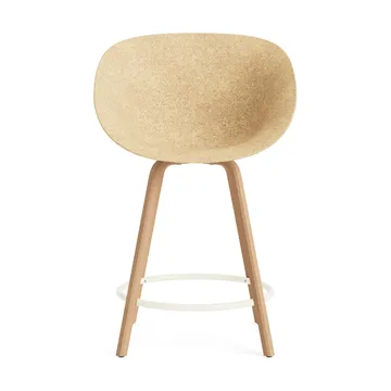 Mat バーチェア 65 cm - Hemp-beech-cream steel - Normann Copenhagen | ノーマンコペンハーゲン