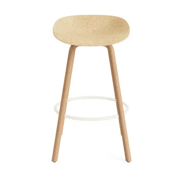 Mat バースツール 65 cm - Hemp-beech-cream steel - Normann Copenhagen | ノーマンコペンハーゲン