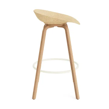 Mat バースツール 65 cm - Hemp-beech-cream steel - Normann Copenhagen | ノーマンコペンハーゲン