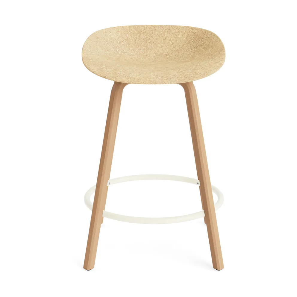 Mat バースツール 65 cm, Hemp-beech-cream steel Normann Copenhagen | ノーマンコペンハーゲン