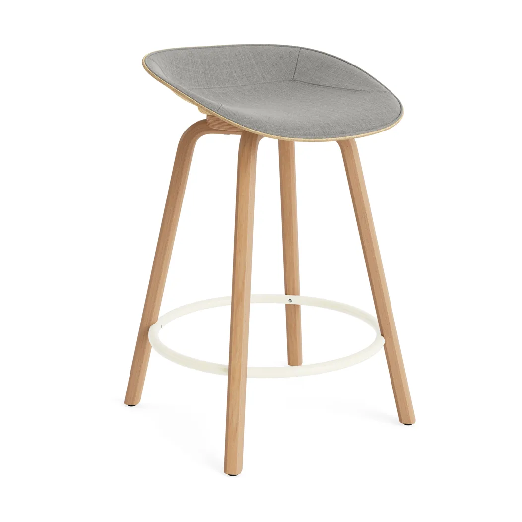 Mat バースツール フロントアップホルスター 65 cm, Remix 133-jute-beech-cream steel Normann Copenhagen | ノーマンコペンハーゲン