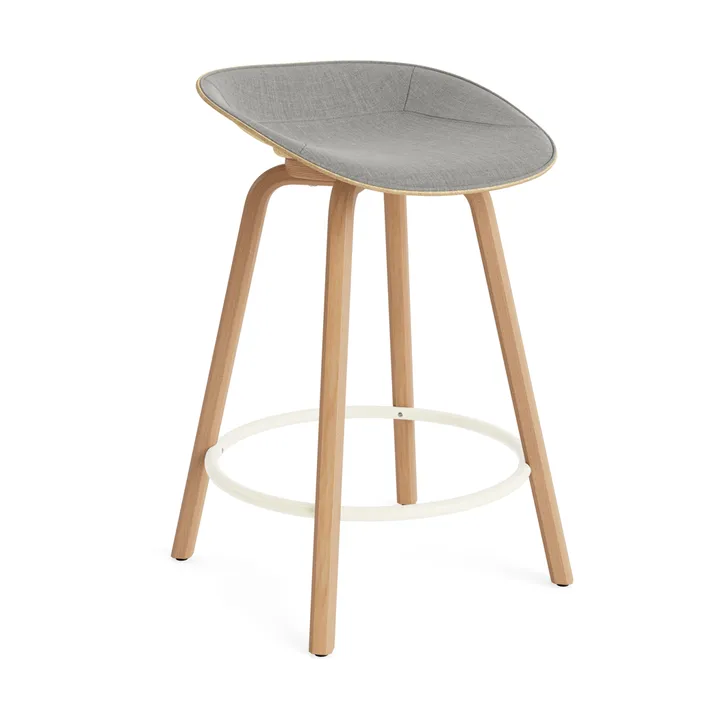 Mat バースツール フロントアップホルスター 65 cm - Remix 133-jute-beech-cream steel - Normann Copenhagen | ノーマンコペンハーゲン