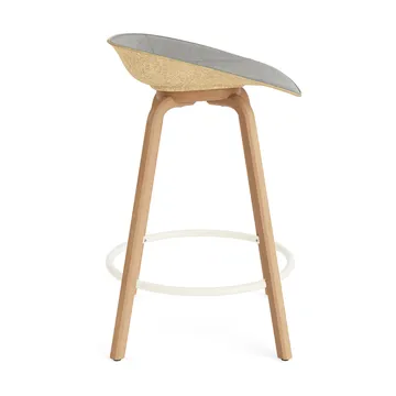 Mat バースツール フロントアップホルスター 65 cm - Remix 133-jute-beech-cream steel - Normann Copenhagen | ノーマンコペンハーゲン