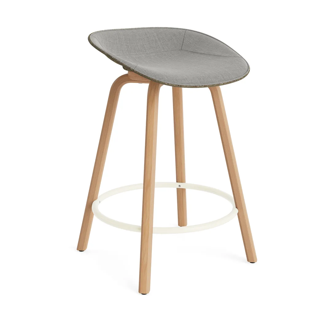 Mat バースツール フロントアップホルスター 65 cm, Remix 133-seaweed-beech-cream steel Normann Copenhagen | ノーマンコペンハーゲン