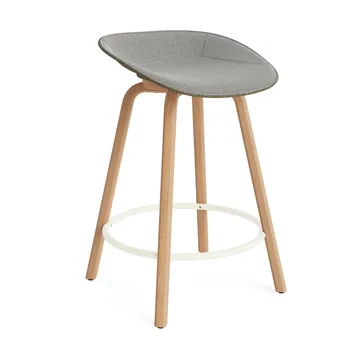 Mat バースツール フロントアップホルスター 65 cm - Remix 133-seaweed-beech-cream steel - Normann Copenhagen | ノーマンコペンハーゲン