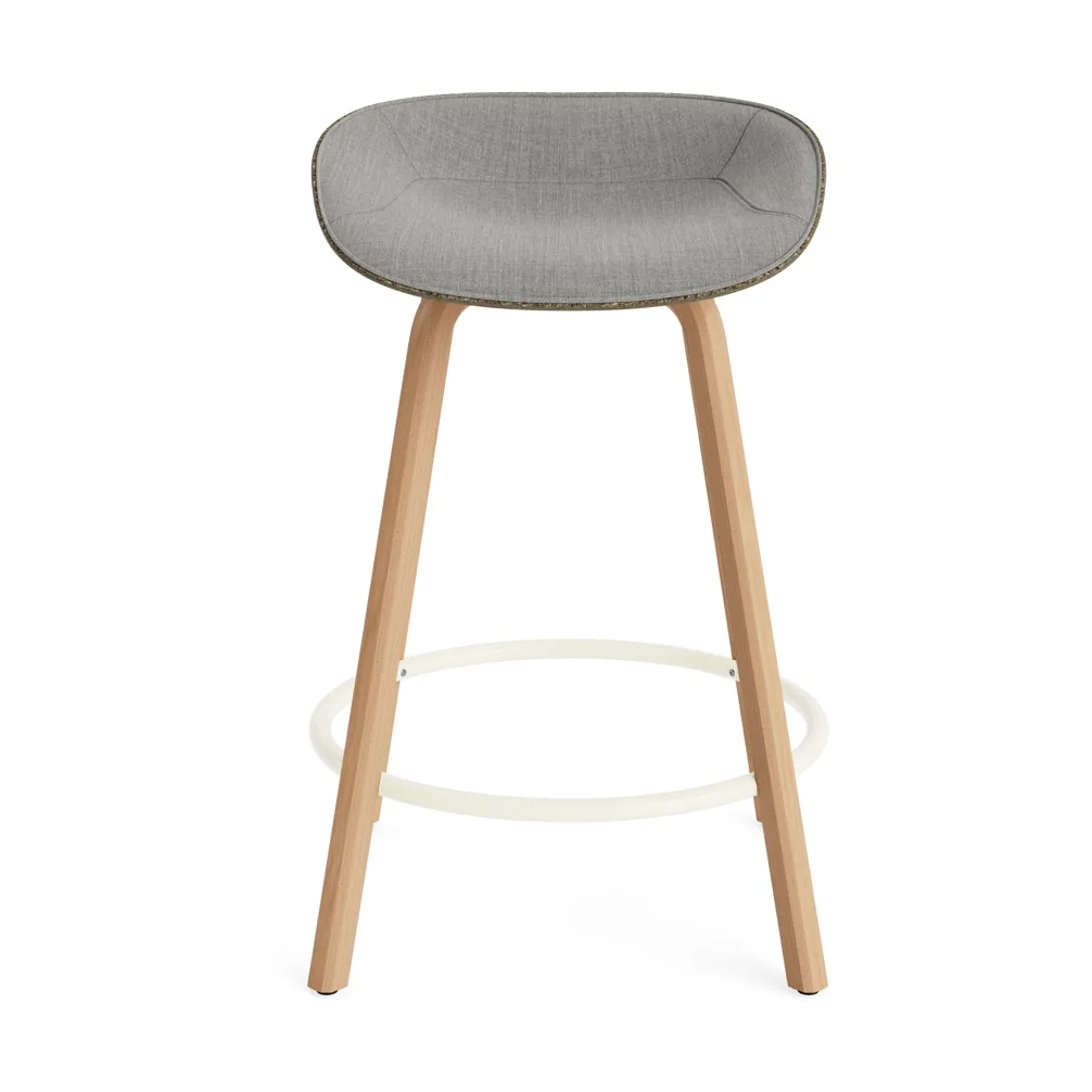 Mat バースツール フロントアップホルスター 65 cm, Remix 133-seaweed-beech-cream steel Normann Copenhagen | ノーマンコペンハーゲン