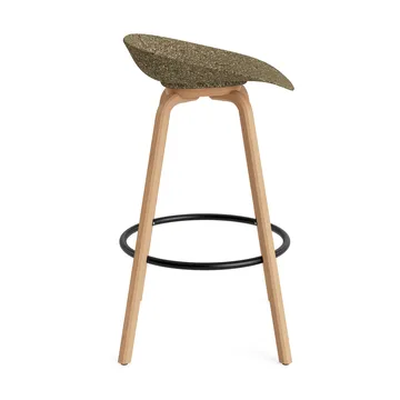 Mat バースツール 65 cm - Seaweed-beech-black steel - Normann Copenhagen | ノーマンコペンハーゲン