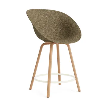 Mat バーチェア 65 cm - Seaweed-beech-cream steel - Normann Copenhagen | ノーマンコペンハーゲン