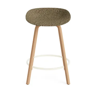 Mat バースツール 65 cm - Seaweed-beech-cream steel - Normann Copenhagen | ノーマンコペンハーゲン