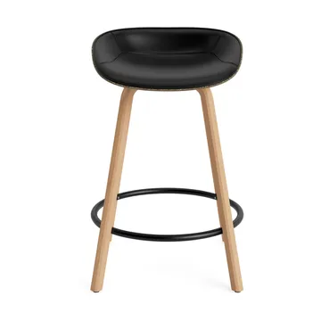 Mat バースツール フロントアップホルスター 65 cm - Ultra 41599-seaweed-beech-black steel - Normann Copenhagen | ノーマンコペンハーゲン