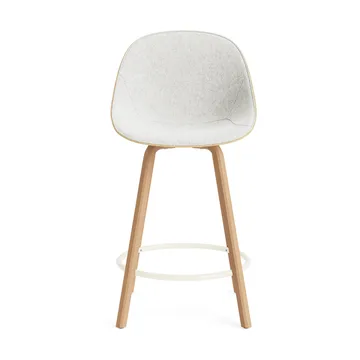 Mat Bar チェア バースツール フロントアップホルスター 65 cm - Hallingdal 110-jute-beech-cream steel - Normann Copenhagen | ノーマンコペンハーゲン
