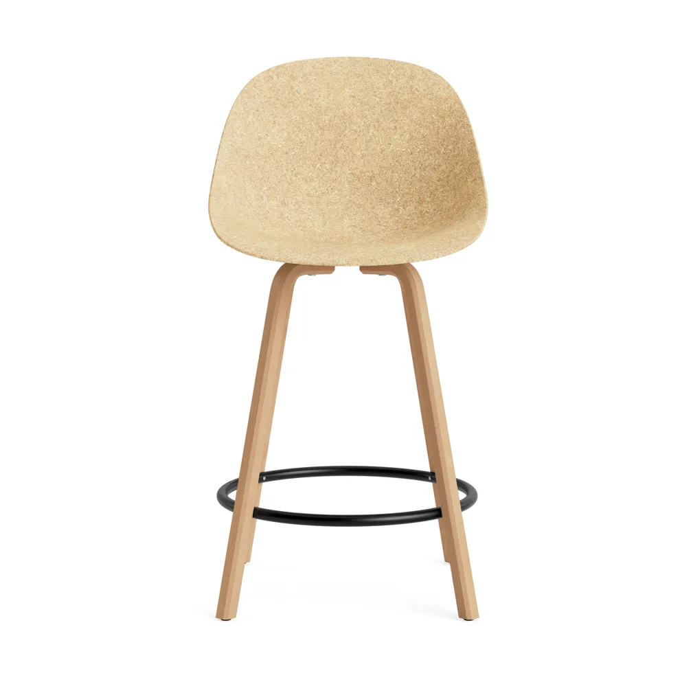 Mat Bar チェア バースツール 65 cm, Jute-beech-black steel Normann Copenhagen | ノーマンコペンハーゲン