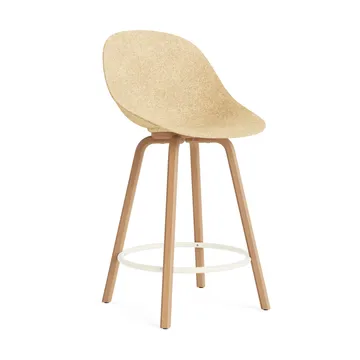 Mat Bar チェア バースツール 65 cm - Jute-beech-cream steel - Normann Copenhagen | ノーマンコペンハーゲン