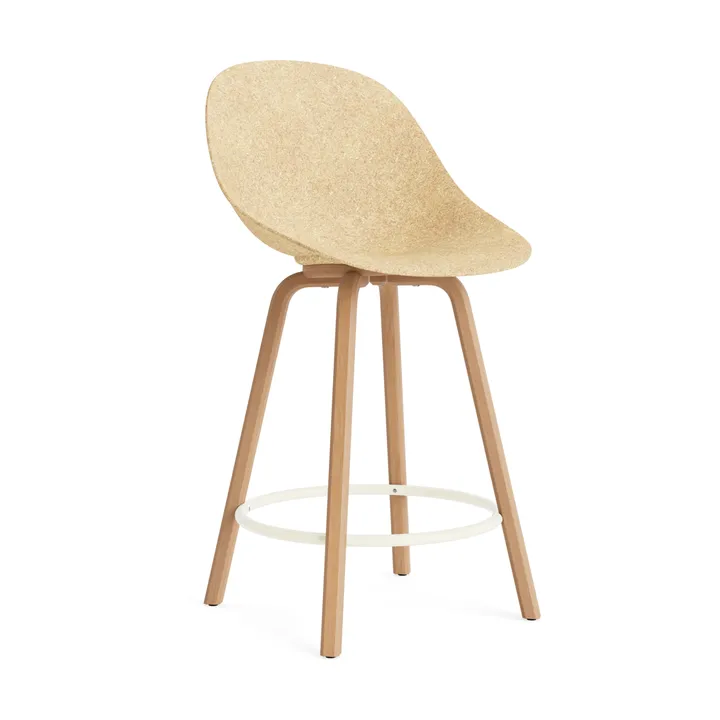 Mat Bar チェア バースツール 65 cm - Jute-beech-cream steel - Normann Copenhagen | ノーマンコペンハーゲン