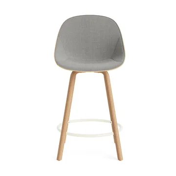 Mat Bar チェア バースツール フロントアップホルスター 65 cm - Remix 133-jute-beech-cream steel - Normann Copenhagen | ノーマンコペンハーゲン
