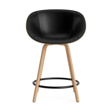 Mat Bar アームチェア フロントアップホルスター 65 cm - Ultra 41599-seaweed-beech-black steel - Normann Copenhagen | ノーマンコペンハーゲン