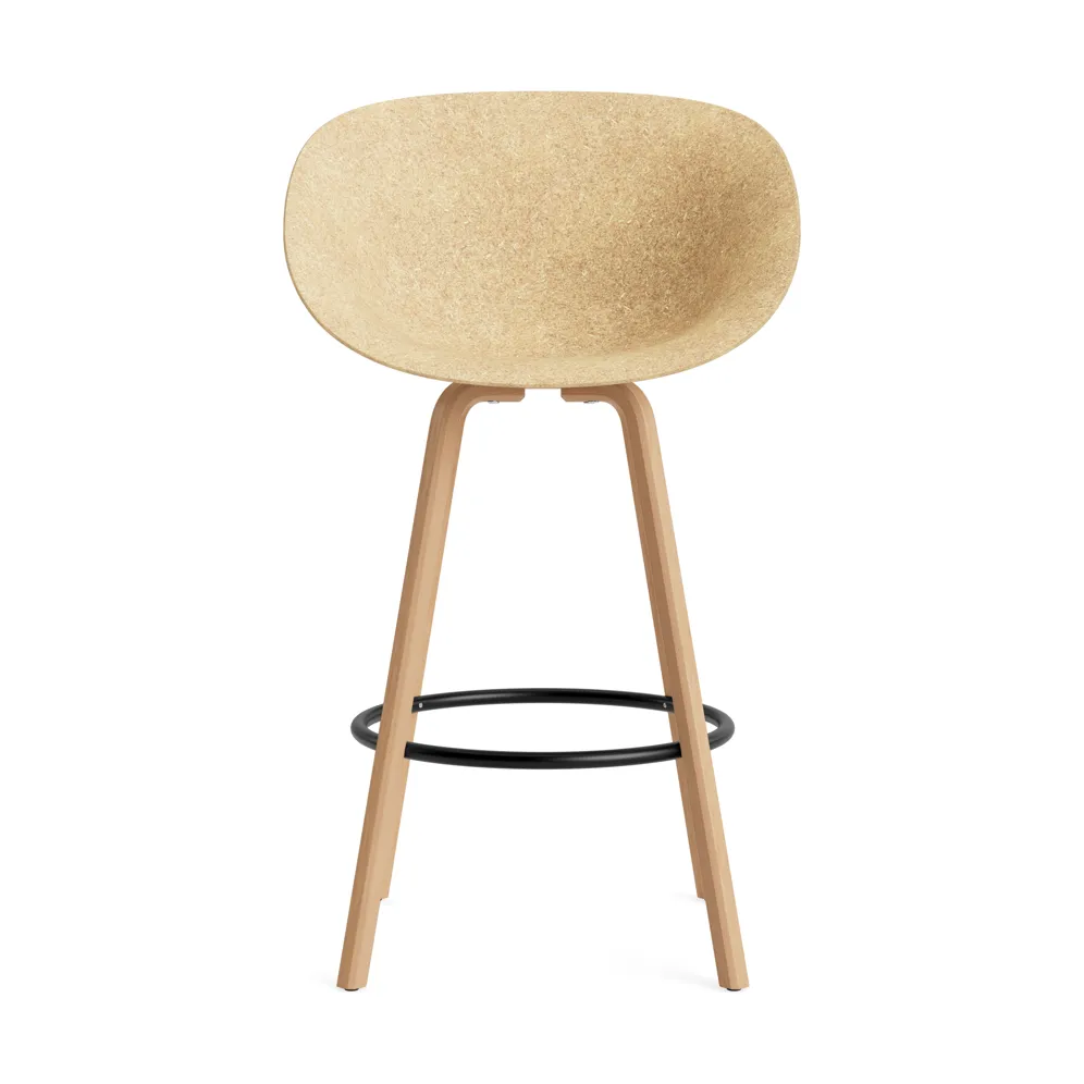 Mat Bar アームチェア 75 cm, Jute-beech-black steel Normann Copenhagen | ノーマンコペンハーゲン