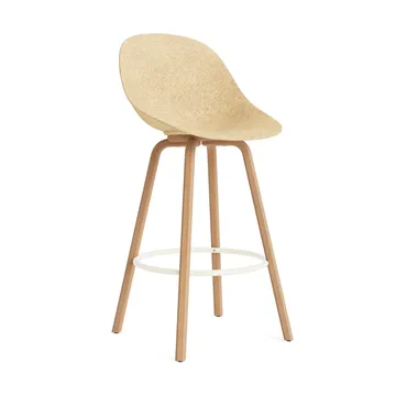 Mat Bar チェア バースツール 75 cm - Jute-beech-cream steel - Normann Copenhagen | ノーマンコペンハーゲン